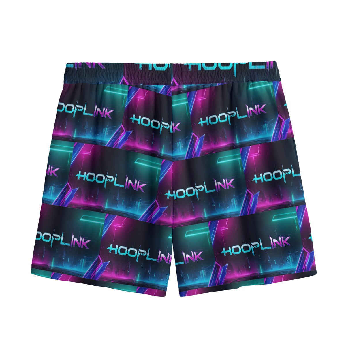 HoopLink Digi City All-Over Print Men's Mesh Shorts