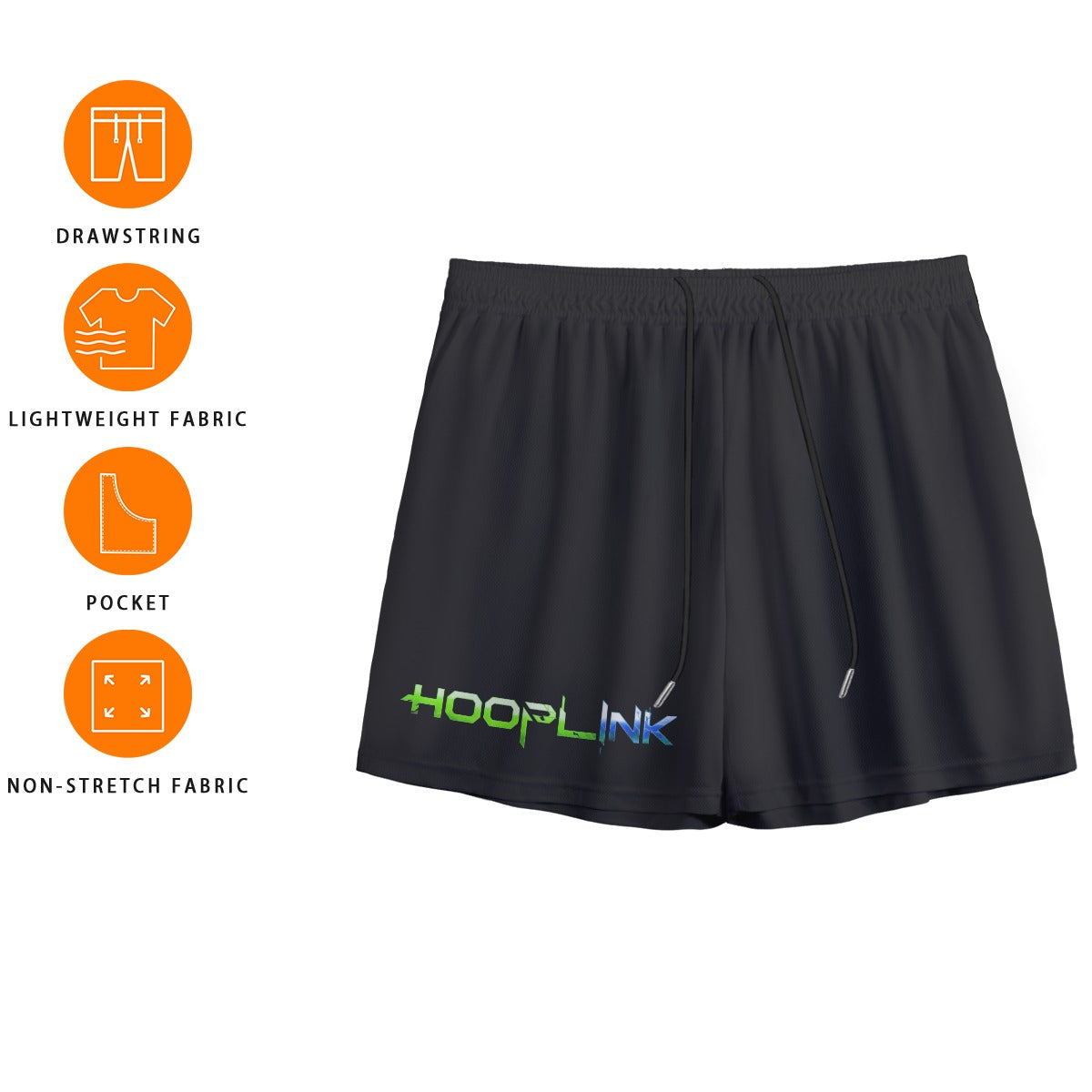 HoopLink Digi Logo Mesh Shorts