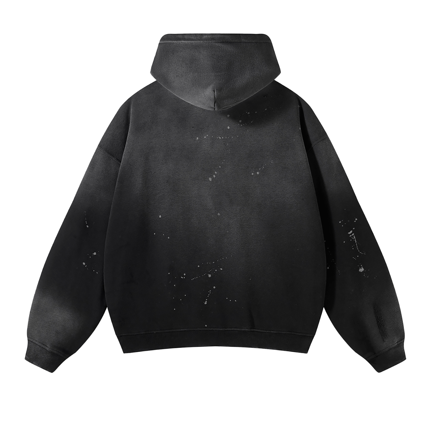 HoopLink Logo Vintage Wash Frayed Fleece Hoodie