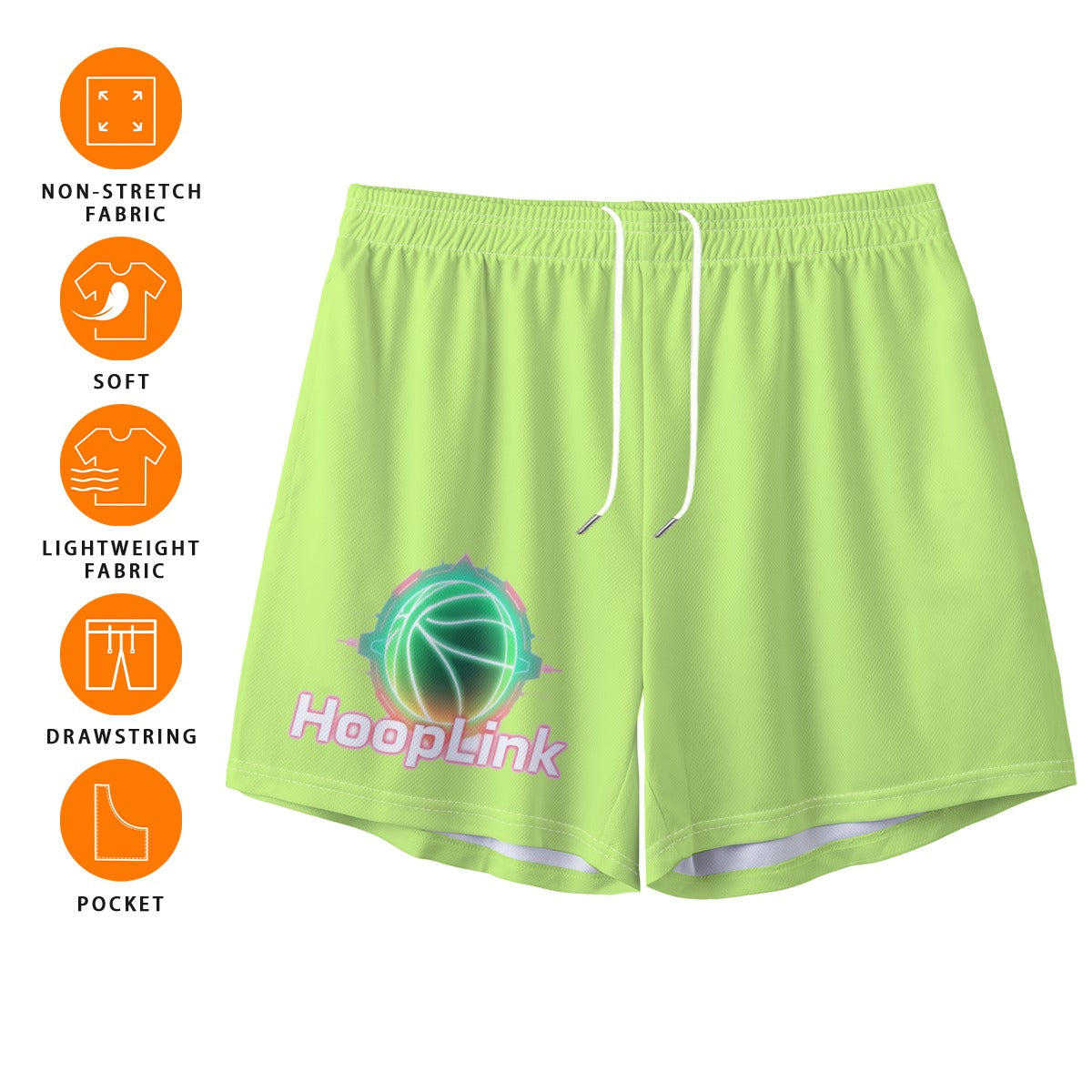HoopLink Orbit Slime Pocket Shorts