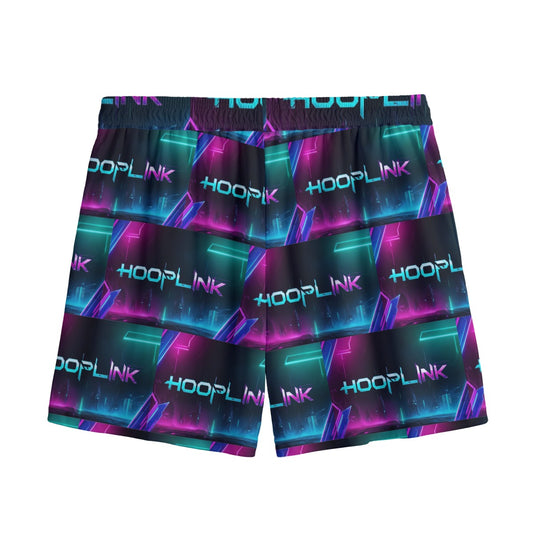 HoopLink Digi City All-Over Print Men's Mesh Shorts
